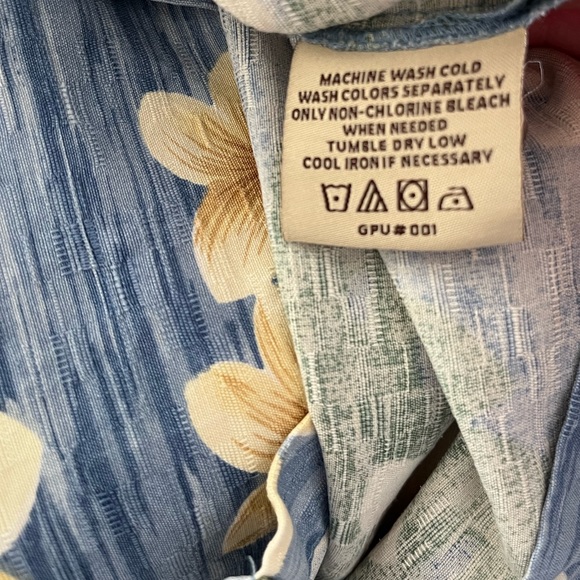 Jamaica Jaxx Hawaiian Silk Tropic print shirt sz Large - Picture 4 of 5